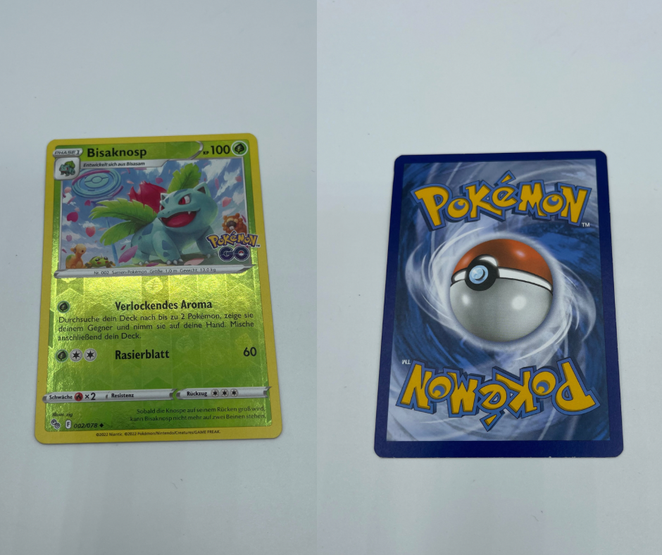Pokemon Go Base Set Reverse Holo (Deutsch, Ungraded, NM) - 9 Karten