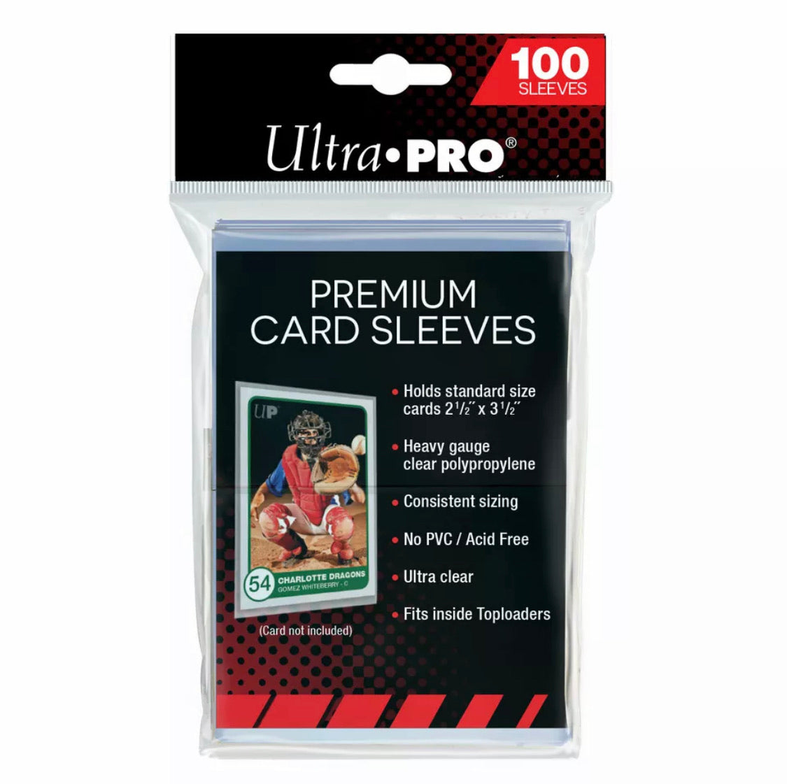 Ultra Pro Premium Soft Sleeves, 1 Stück (100 Sleeves pro Packung)